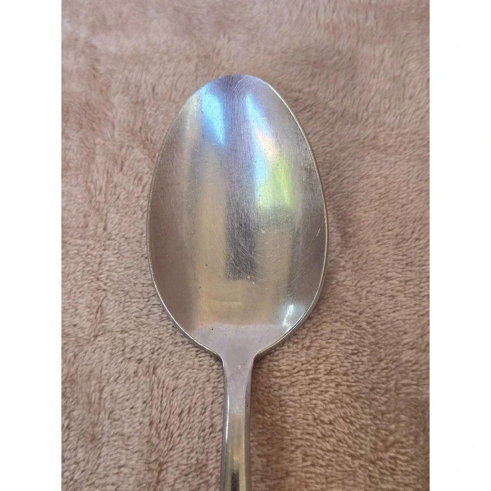 Silco Stainless US Utility Spoon Vintage Flatware Silverware Military Spoon